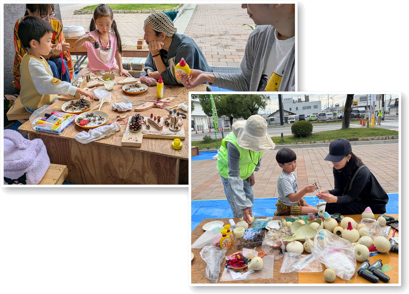 八幡市民文化祭へとんかちも出展しましたd